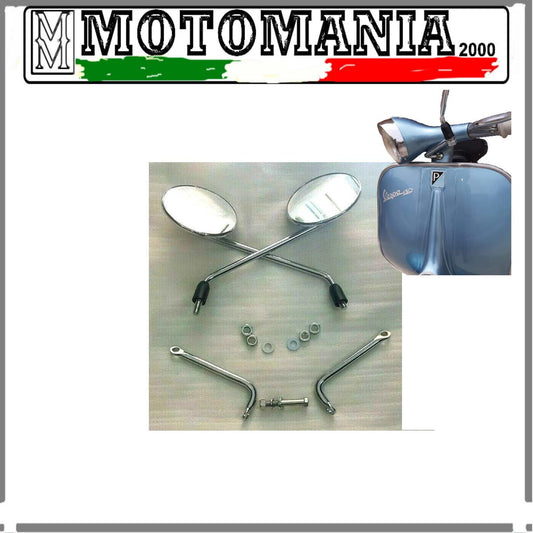 CP SPECCHIETTI SX-DX OMOL CON ATTACCHI PER VESPA 125-150 VB1 VNB VBB GS 150 *