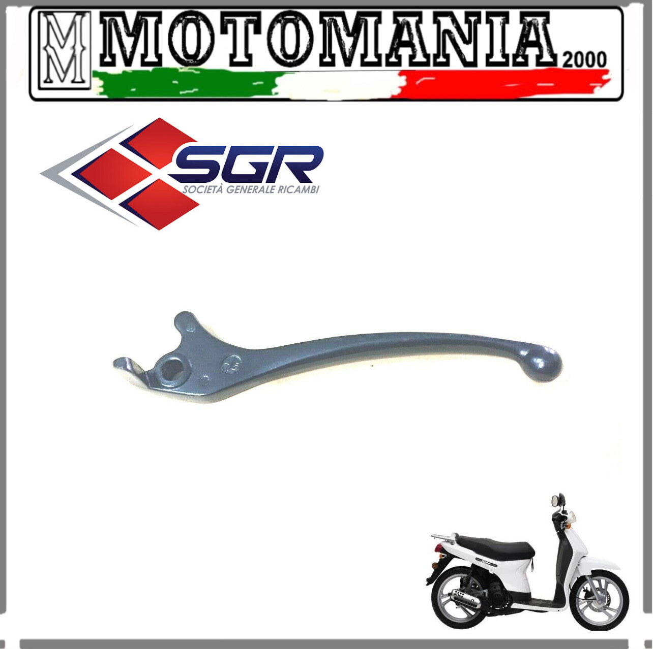 SGR 440409 BRAKE LEVER RIGHT BLACK HONDA SH 50-100 1996 SEE APPLICATION