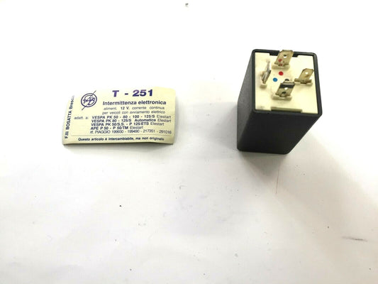 T-251  INTERM. ELETTR.12 V CORRENTE CONTINUA PIAGGIO VESPA PK 50-80-100-125