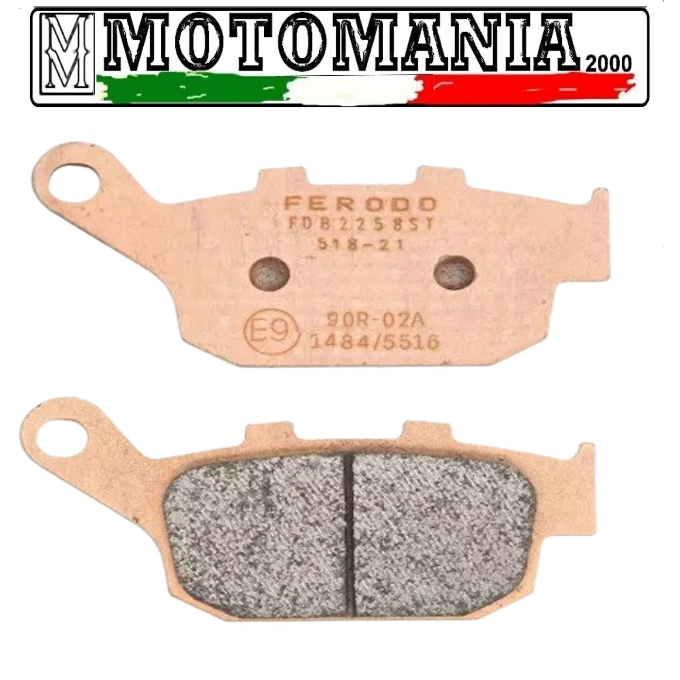 FDB2258ST  PASTIGLIE FRENO FERODO SINTER GRIP  PER HONDA /KAWASAKI /SUZUKI  *