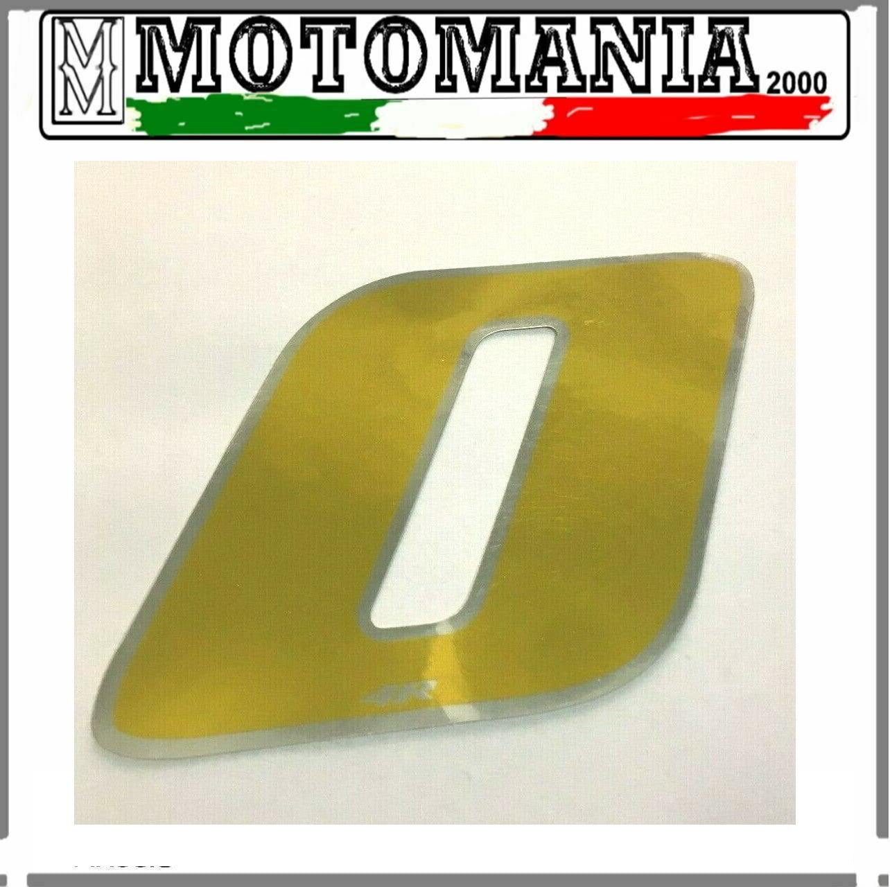 GOLDEN ZERO NUMBER STICKER WIDTH 10CM HEIGHT 10CM *