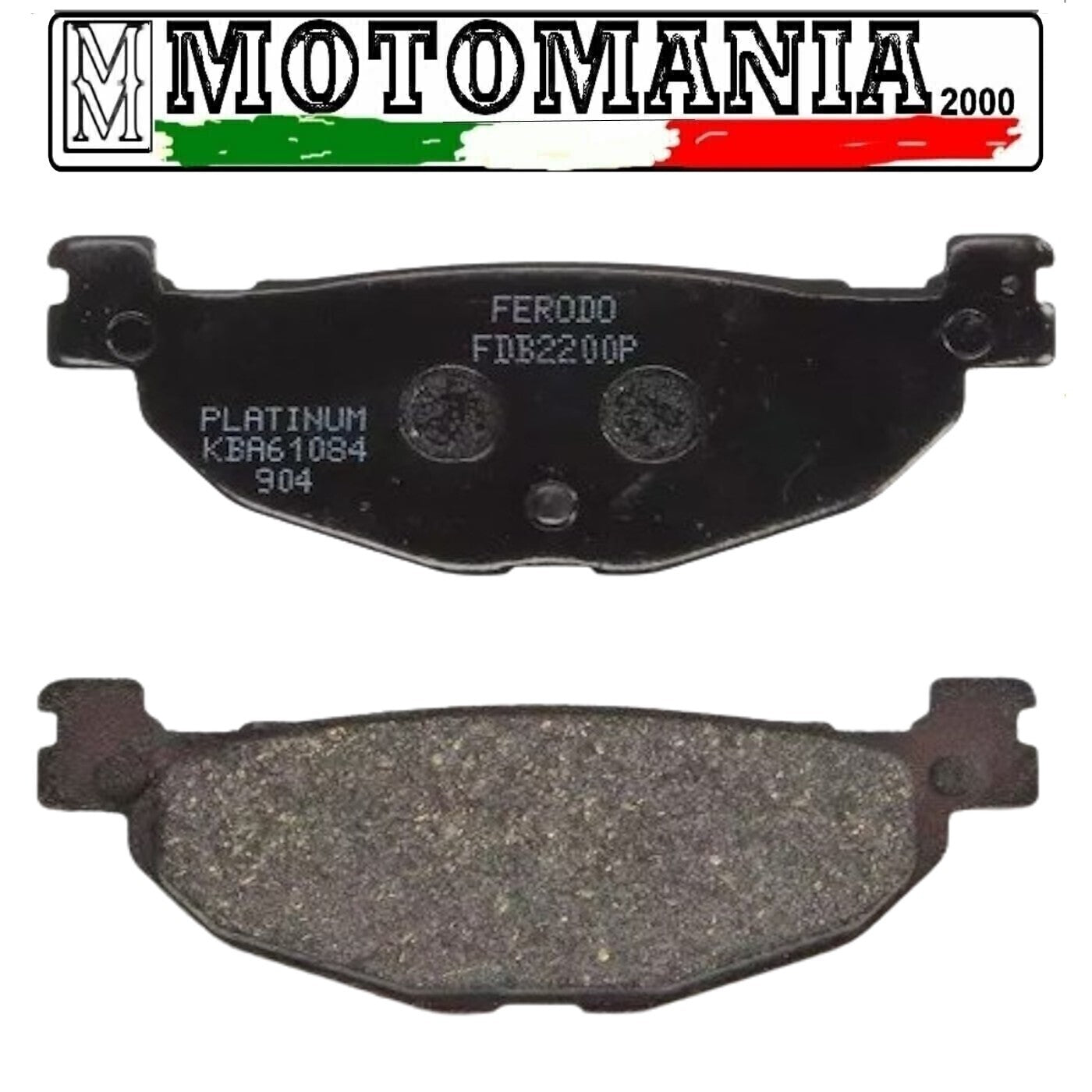 FDB2200P  PASTIGLIE FRENO FERODO PLATINUM PER YAMAHA YP MAJESTY 400 2004-2011  *