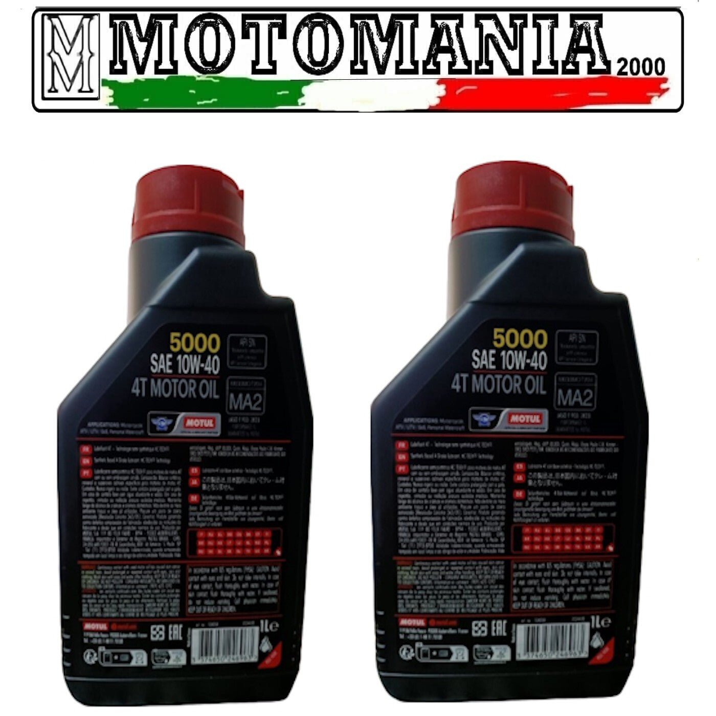 104054 OLIO MOTORE  MOTUL  5000 10W40 4T - 2L  *