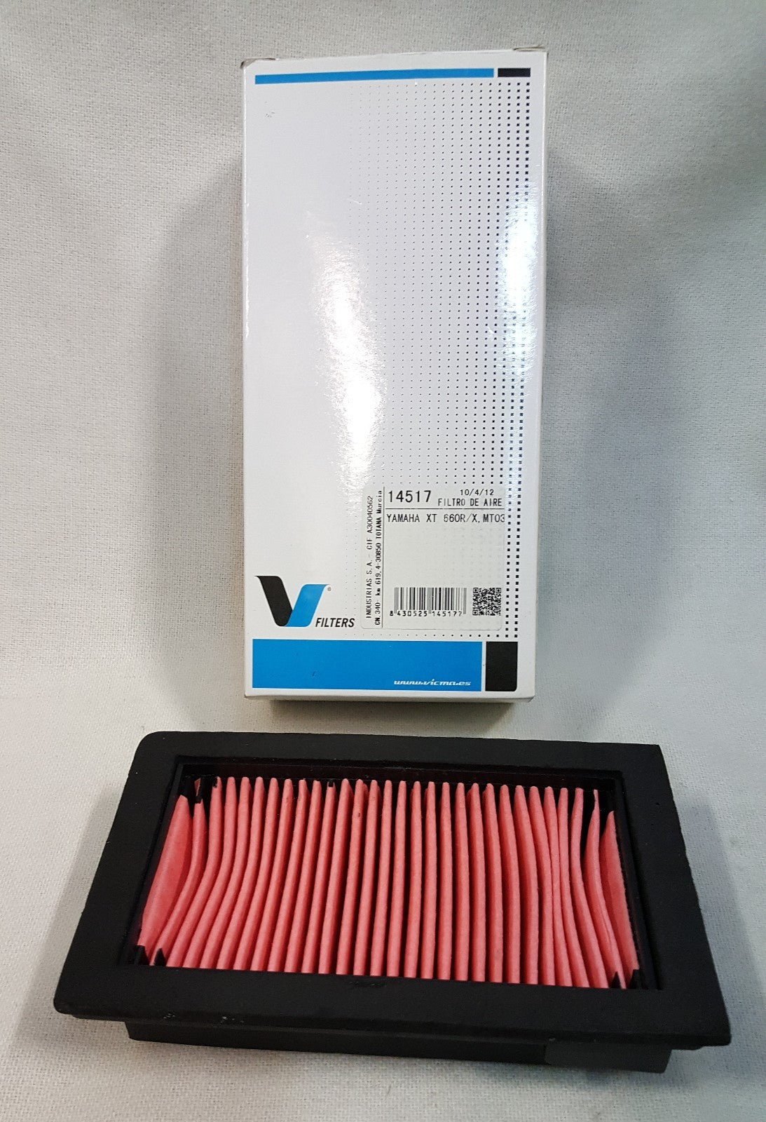 FILTRO ARIA VICMA YAMAHA MT-03 XT 660 R/X