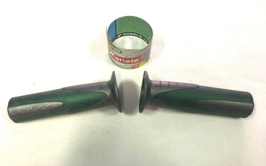 01693-GV CP MANOPOLE FORATE ARIETE MENTASTI GRIGIO E VERDE