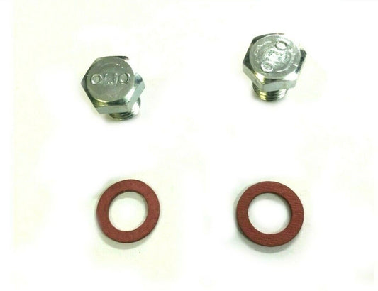 PIAGGIO VESPA 50 APE 50 ENGINE OIL EXHAUST LOAD SCREW KIT 1946 TO 1976 *