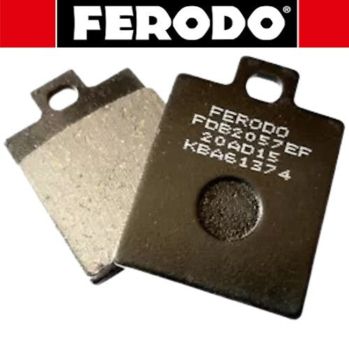 FDB2057EF  PASTIGLIE FRENO POSTERIORE  PER PIAGGIO /VESPA /GILERA /DERBI /SYM  *