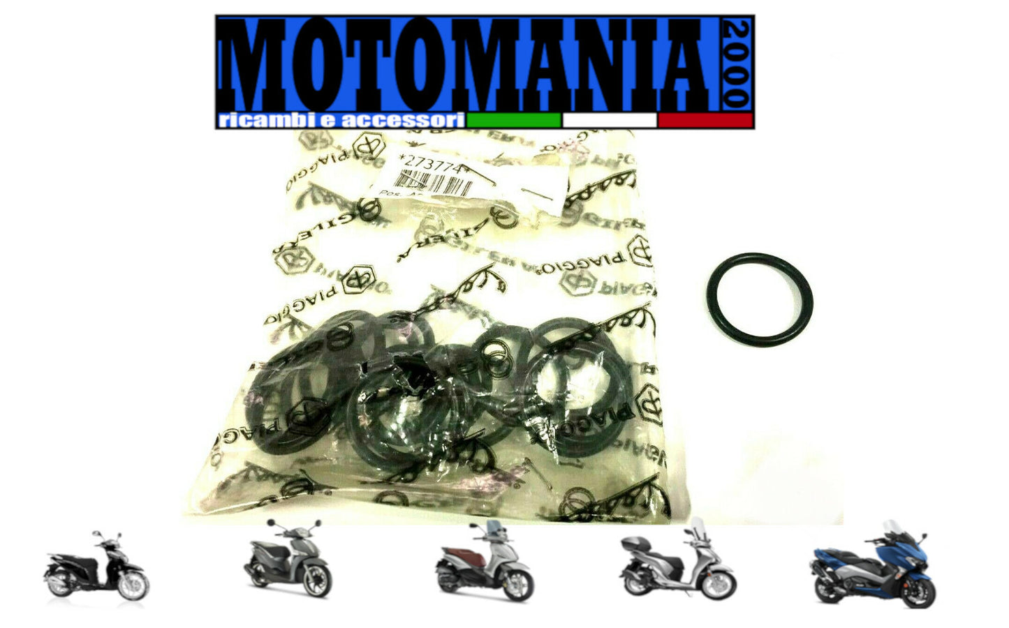 273774 ANELLO DI TENUTA BOCCOLA TEFLON SUPPORTO MOT. ORIG.PIAGGIO LIBERTY 125 *