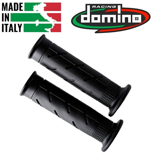 184160700  COPPIA MANOPOLE DOMINO NERE  PER HONDA SH 300CC  *