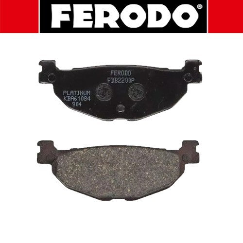 FDB2200P  PASTIGLIE FRENO FERODO PLATINUM PER YAMAHA YP MAJESTY 400 2004-2011  *