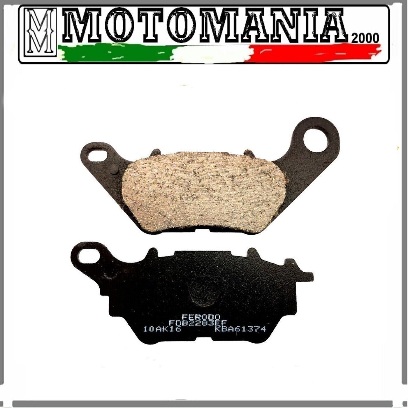 FDB2283EF PASTIGLIE FRENO POSTERIORE ECO F PER YAMAHA MT-03A 320
