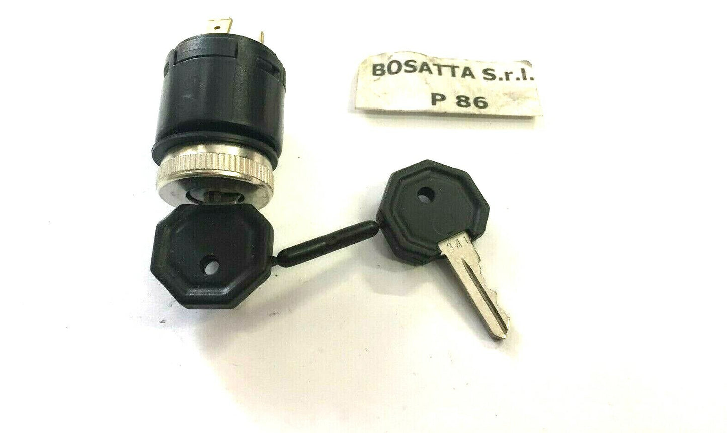 P86 BOSATTA  QUADRETTO C/CHIAVE 3 VIE ATT.FASTOM PIATT X MOTO e CICLOMOTORI