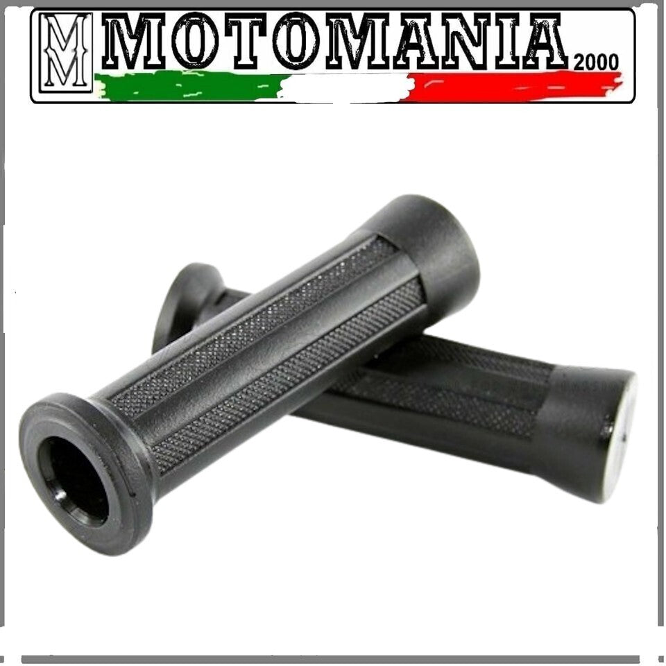 184160090  COPPIA MANOPOLE NERE  PER PIAGGIO VESPA PK 50CC  *