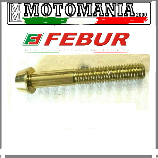 6X45 ERGAL GOLD COLOURED FAIRING COUNTERSUNK HEAD SCREW *