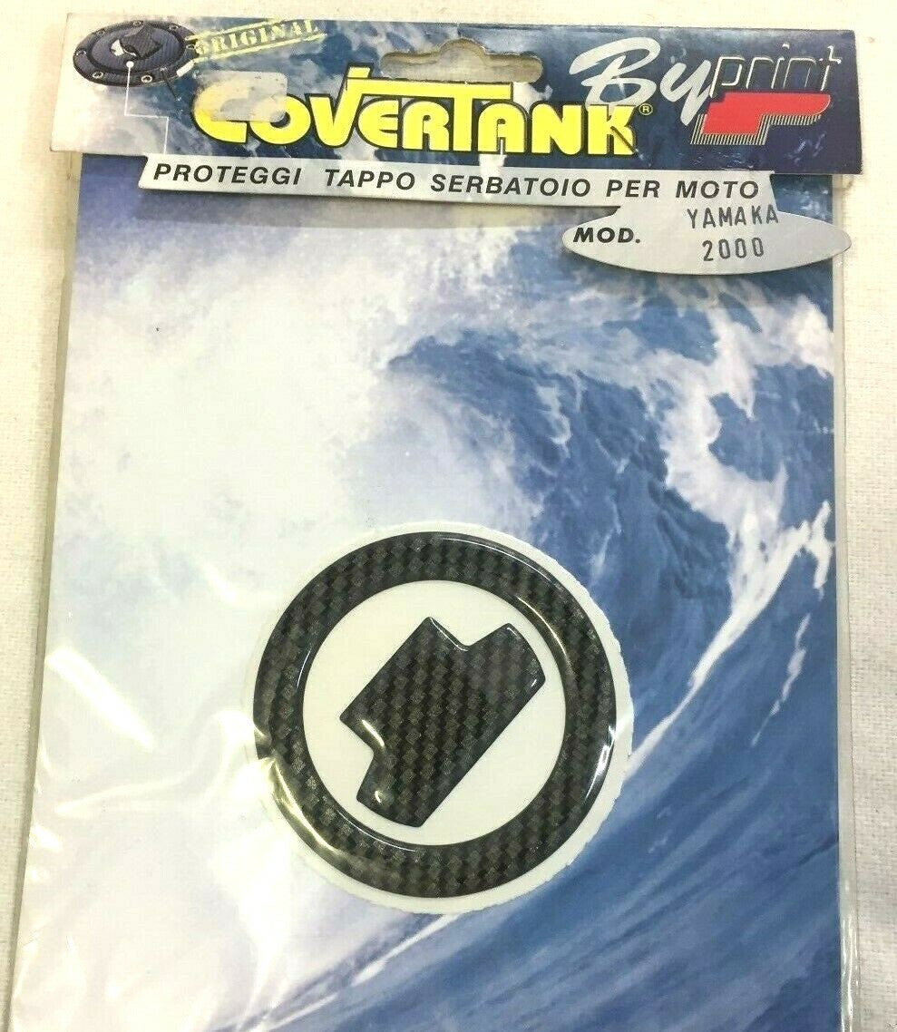 PROTEZIONE TAPPO SERBATOIO X MOTO RESINATO IN CARBONIO YAMAHA 2000  *