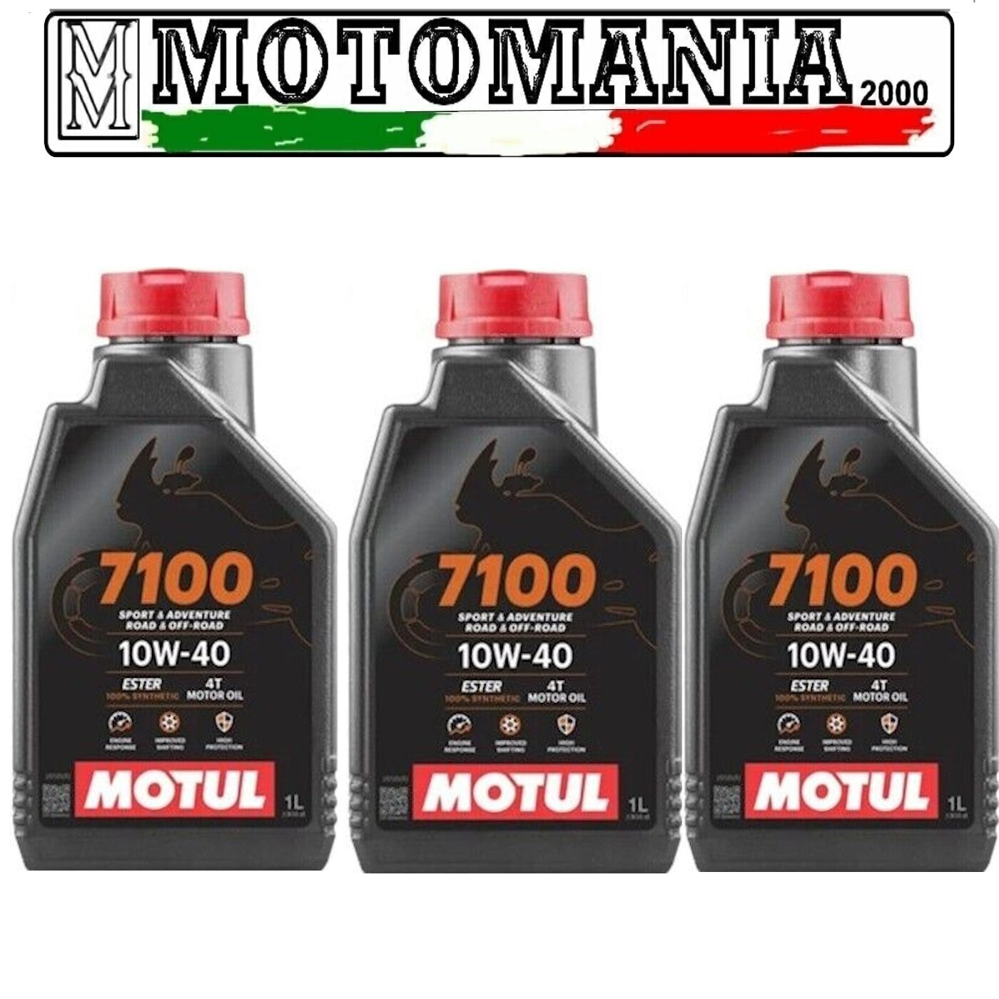 104091  OLIO MOTORE MOTUL  7100 10W40 4T - 3L  *