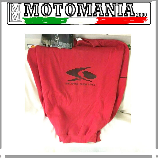 000M151910R FELPA GIROCOLLO TG.L COLORE ROSSO SPYKE