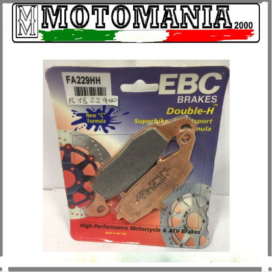 FA229HH  CP PASTIGLIE FRENO EBC SUZUKI SV 650 KAWASAKI KLR 650 ANT. WK- CF MOTO