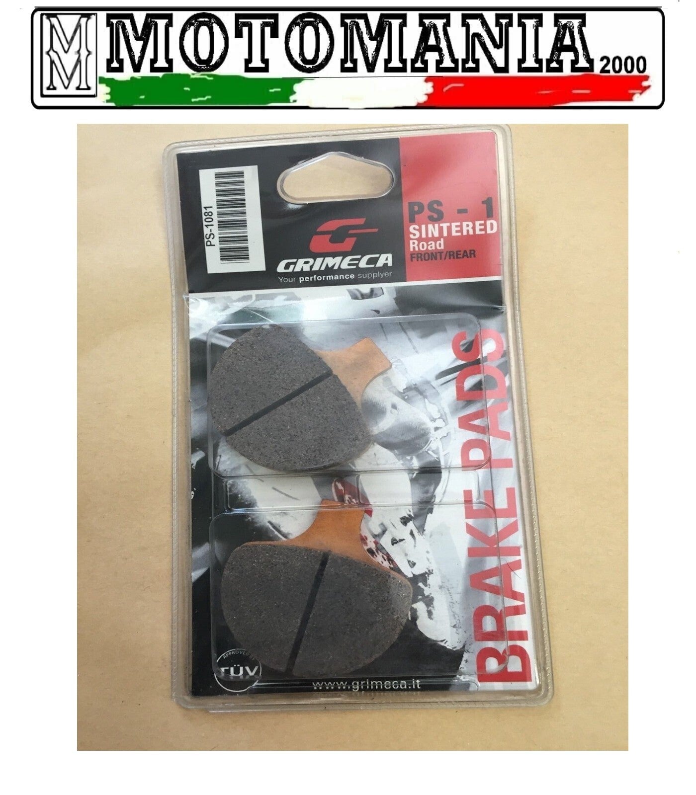 PS-1081   COPPIA PASTIGLIE GRIMECA SINTERIZZATE PER HARLEY DAVIDSON  *