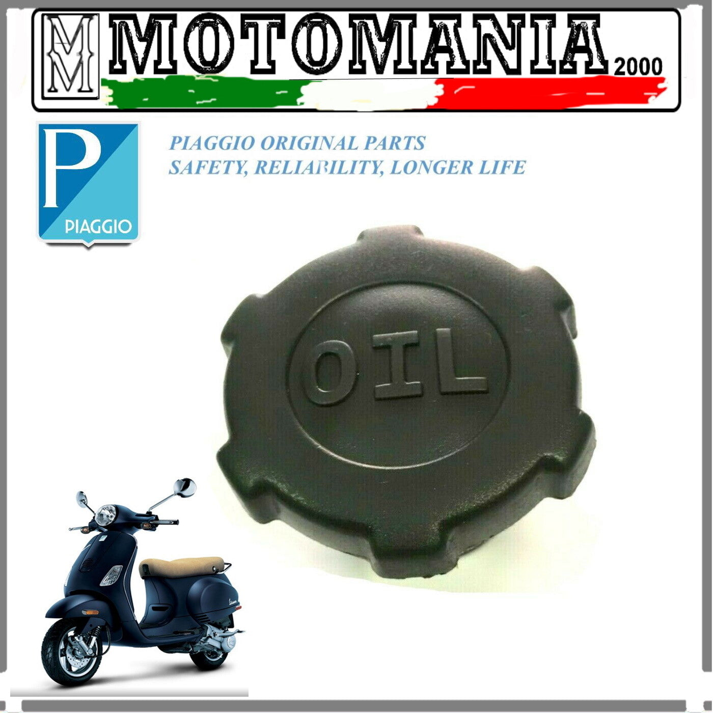 259829 TAPPO SERBATOIO  OLIO ORIGINALE PIAGGIO VESPA LX 50 2T