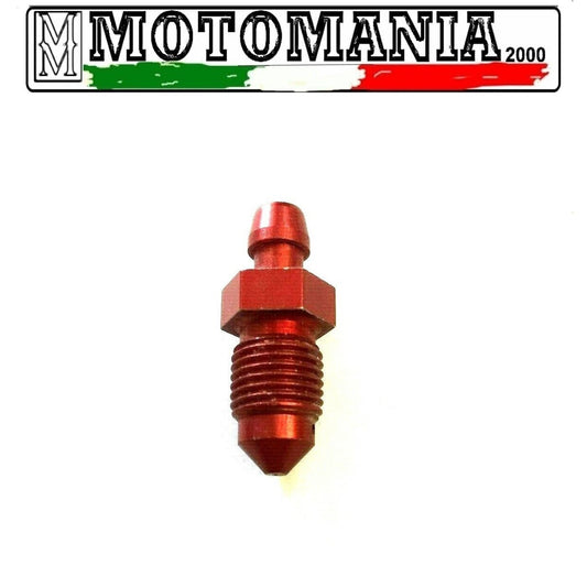 ERGAL MOTORCYCLE BRAKE BLEED SCREW M 10X1 RED *