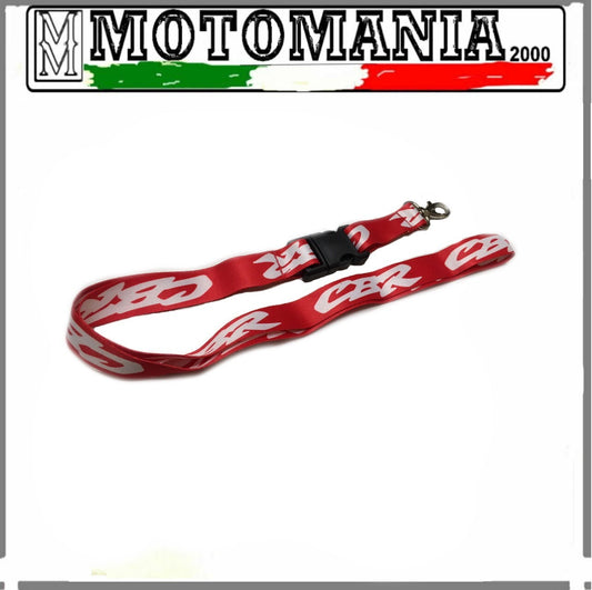 HONDA CBR RED AND WHITE PRINT KEY FOB
