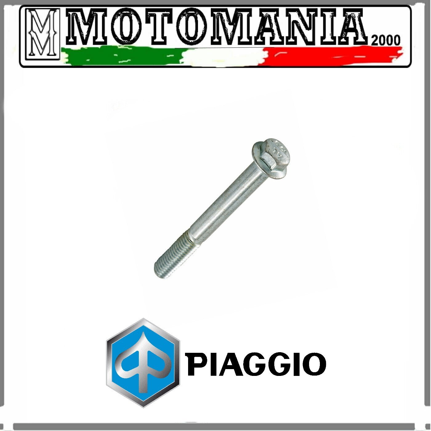 HEXAGONAL SCREW M6X55 MM WITH FLANGE ORIGINAL Piaggio Vespa 50 ET4 1998-2002 *