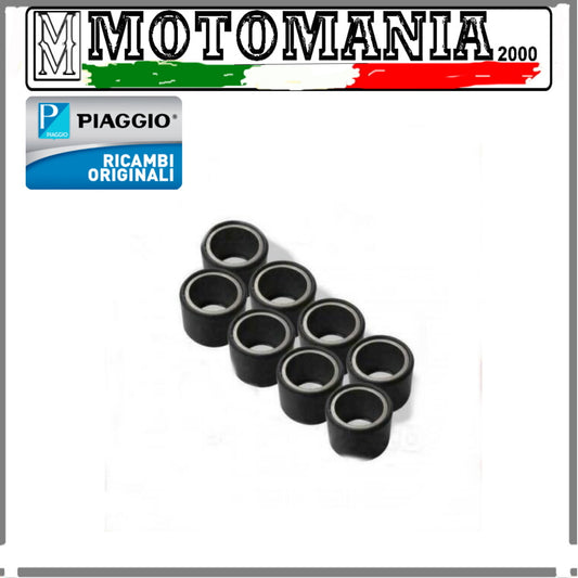 KIT 8 RULLI VARIATORE ORIGINALI PIAGGIO PER BEVERLY 350 - BEVERLY 350 SPORT TOUR