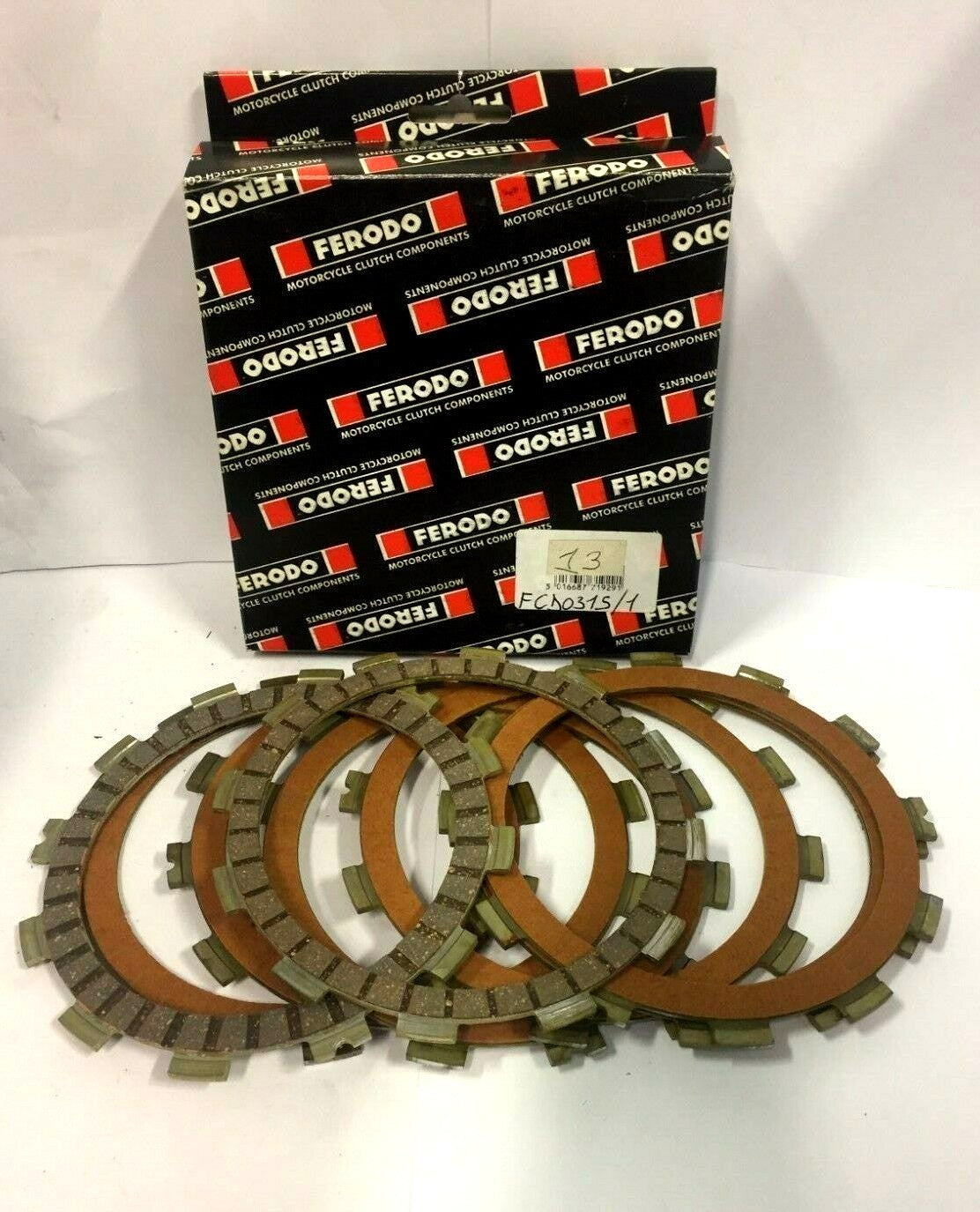 FCD0315-1KIT CLUTCH DISCS FERODO SUZUKI GSX 600 F YEAR 1998 TO 2006
