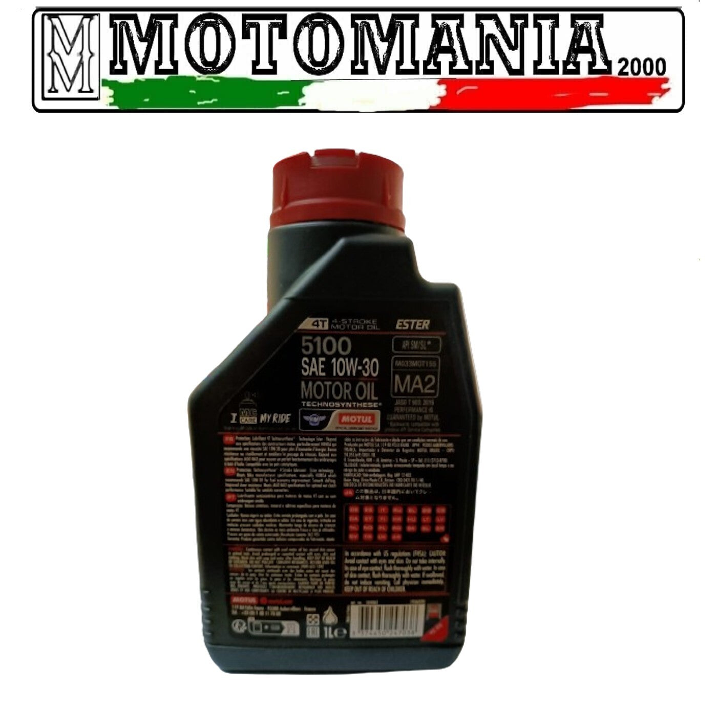 123011/S   OLIO MOTORE MOTUL 5100 10W-30 4T - 1L  *