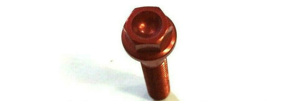 BULLONE 6X35 IN  ERGAL  ROSSO TESTA ESAGONALE mm.8  *