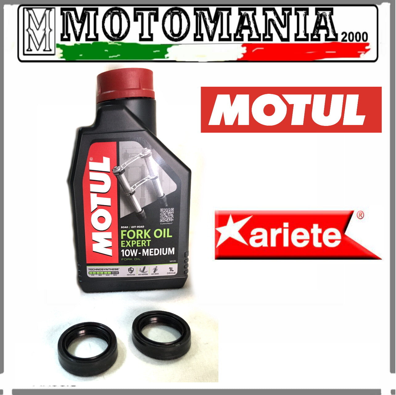 FENDER KIT + FORK OIL 10W MOTUL RAMIETE DUCATI TRIAL 200-78 MOTO MORINI