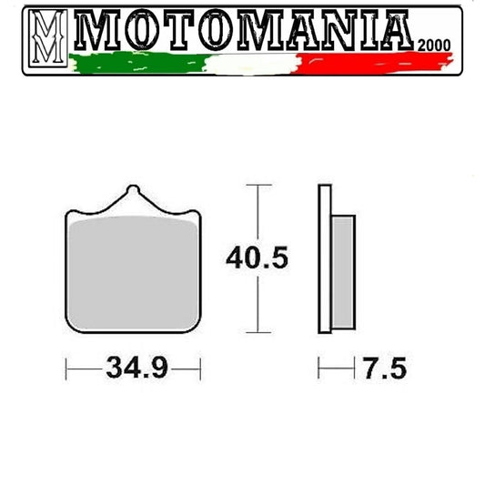 FDB2120ST PASTIGLIE FRENO ANTE. SINTERIZZATE PER BENELLI APRILIA   *