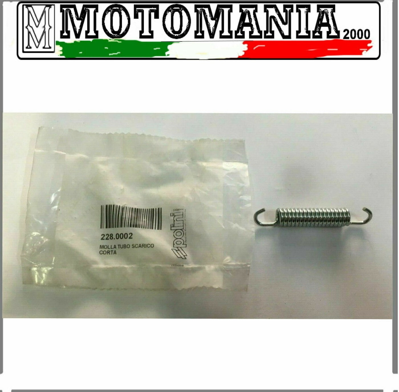 228.0002 POLINI SHORT DRAIN PIPE SPRING *