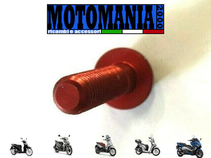 VITE TESTA BOMBATA 5X15 ROSSO PER CARENE  IN ERGAL  *