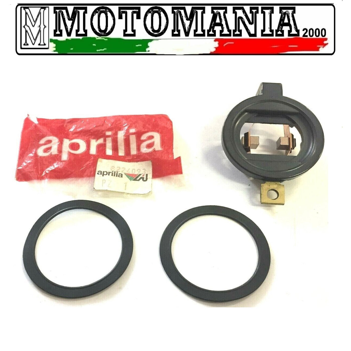 AP8224093 SPAZZOLE MOTORINO AVV.ORIG.APRILIA SCARABEO 50 93/05 SR 50-RALLY 50  *