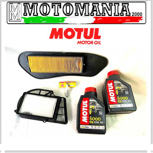 CUTTING KIT FOR X MAX 250 - 2 MOTUL OIL / CANDLE / 2 AIR FILTERS *
