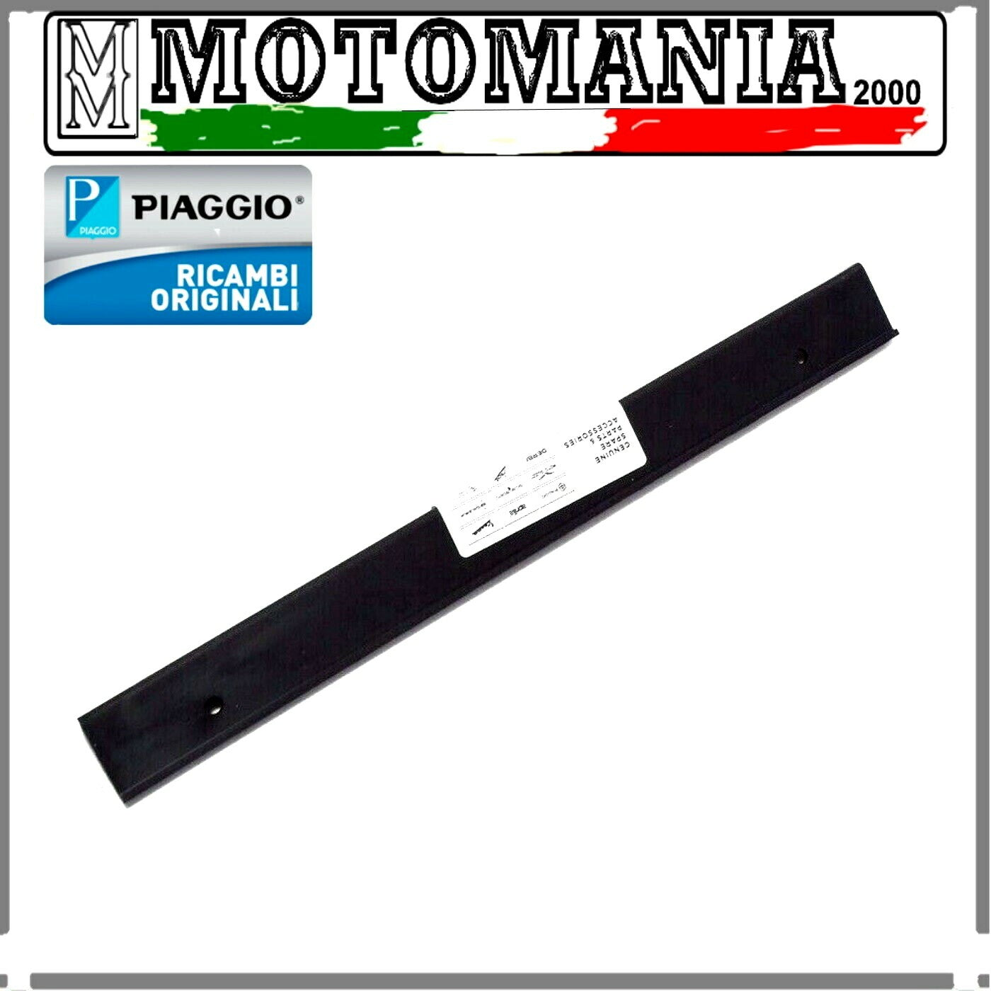 GUARNIZIONE PROFILATO VETRO ORIGINALE PIAGGIO PER APE 50 RST MIX ANNO 1999 2000