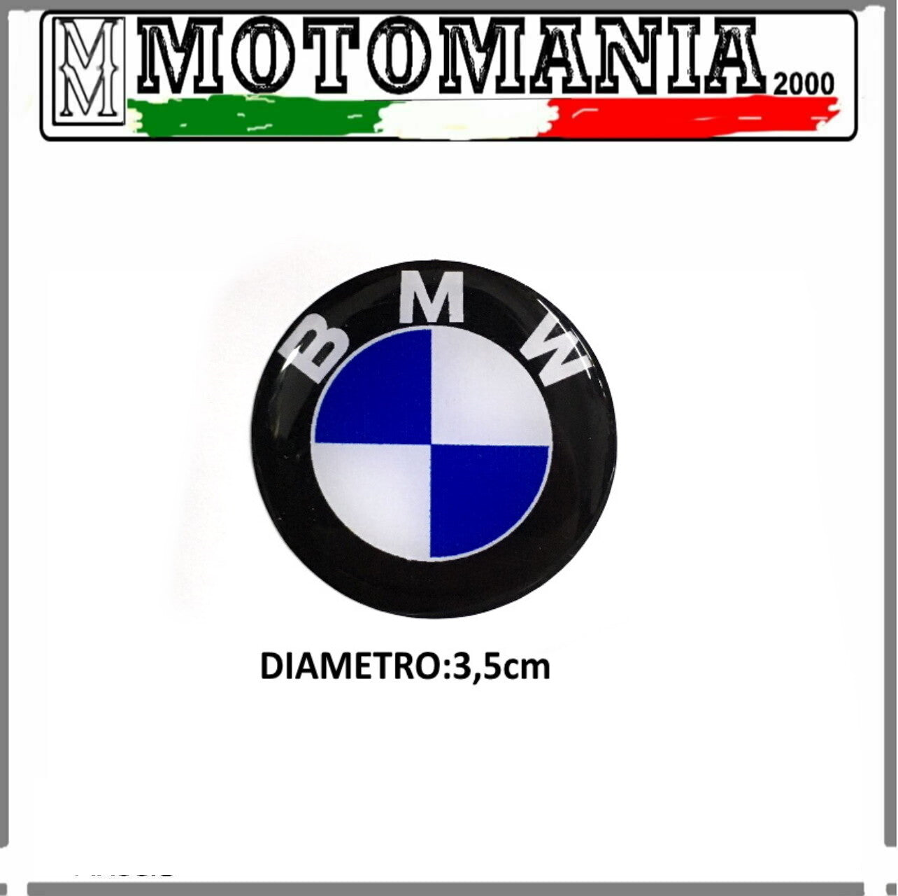DIAPASON ADESIVO ANTERIORE RESINATO BMW DIAMETRO: 2,5cm