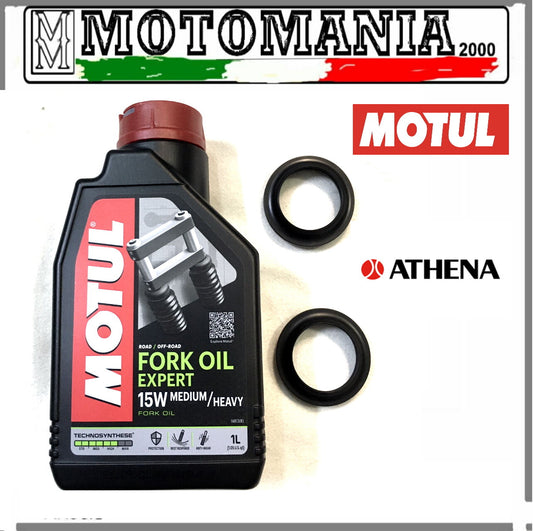 KIT PARAOLI + OLIO FORCELLA MOTUL 15W HONDA VTX 1300 R -RETRO -07 40X54,5/59X15