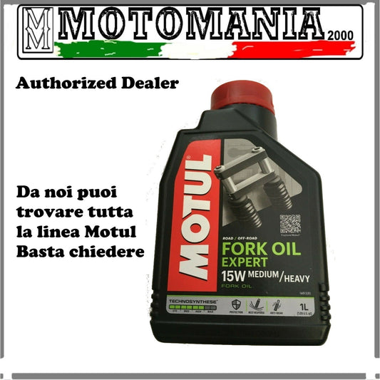 105931  OLIO FORCELLA PER MOTO 15W MOTUL TECHNOSYNTHESE 1 LITRO  *