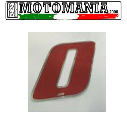 NUMERO 0 ROSSO ADESIVO LARGHEZZA 10 MM LUNGHEZZA 10 MM  *