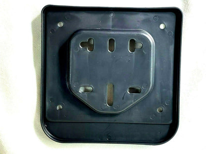 PORTATARGA IN PLASTICA COMPLETO DI RIVETTI PER CICLOMOTORE E SCOOTER 50