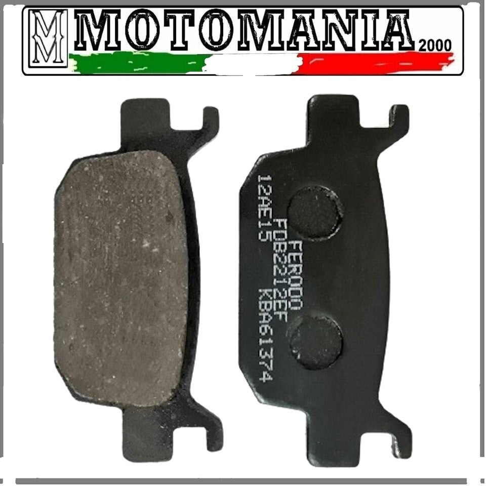 FDB2212EF PASTIGLIE FRENO HONDA SH 125-150-300CC / BENELLI LEONCINO 250-500CC  *