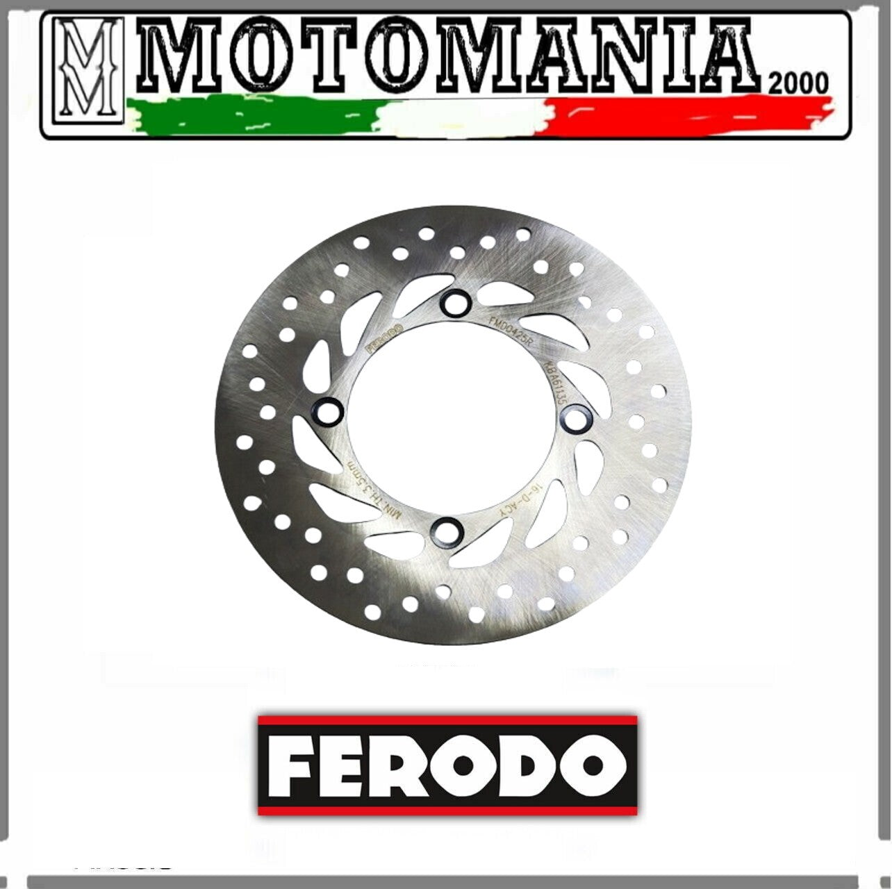 FMD0425R DISCO FRENO PER HONDA FES FORESIGHT 250 1998/1999  *