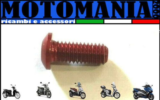 ERGAL RED HOLLOW HEXAGONAL MOTORCYCLE DOMED HEAD SCREW *