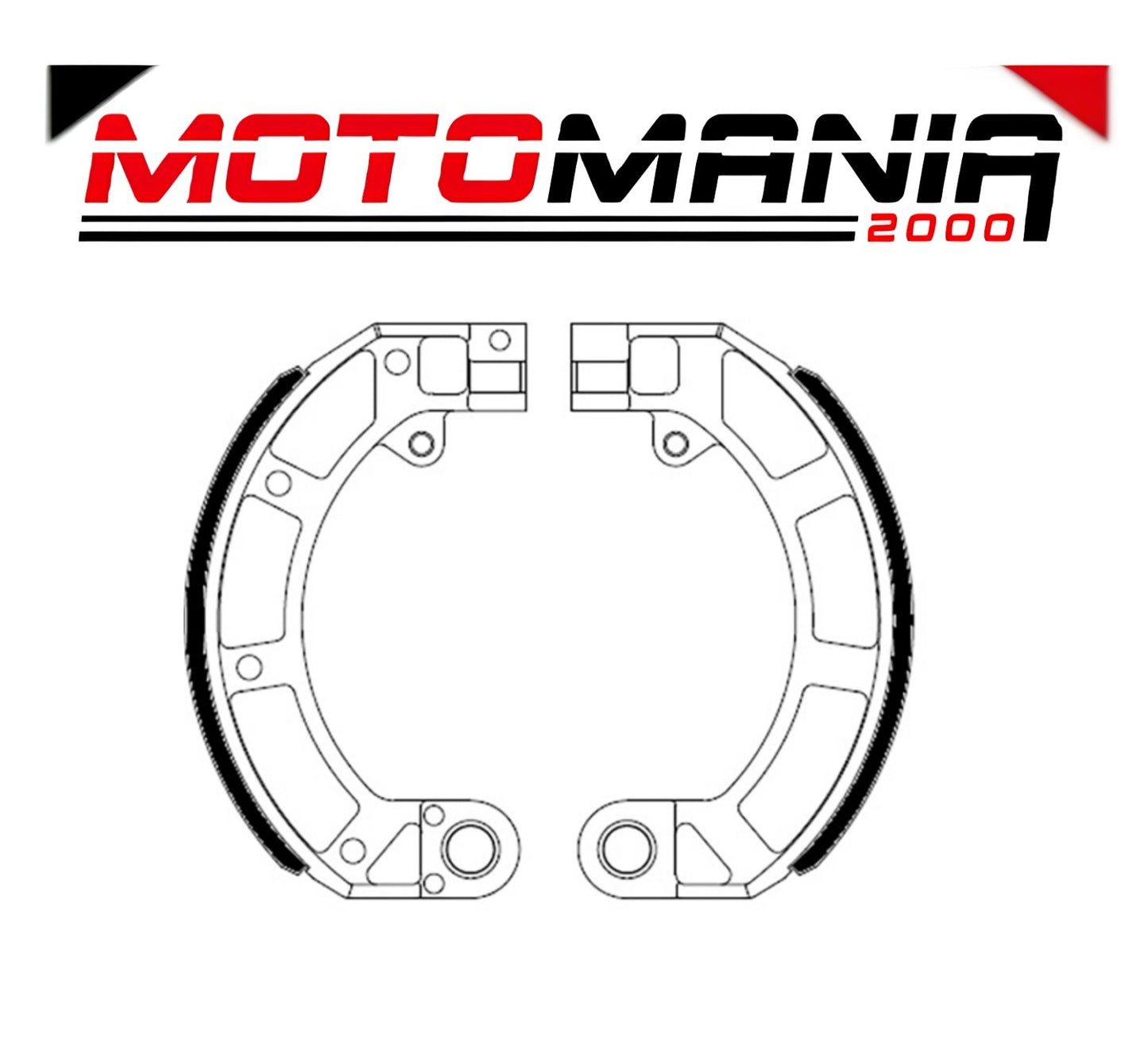 GANASCE FRENO FERODO ECO FSB891A VESPA 50