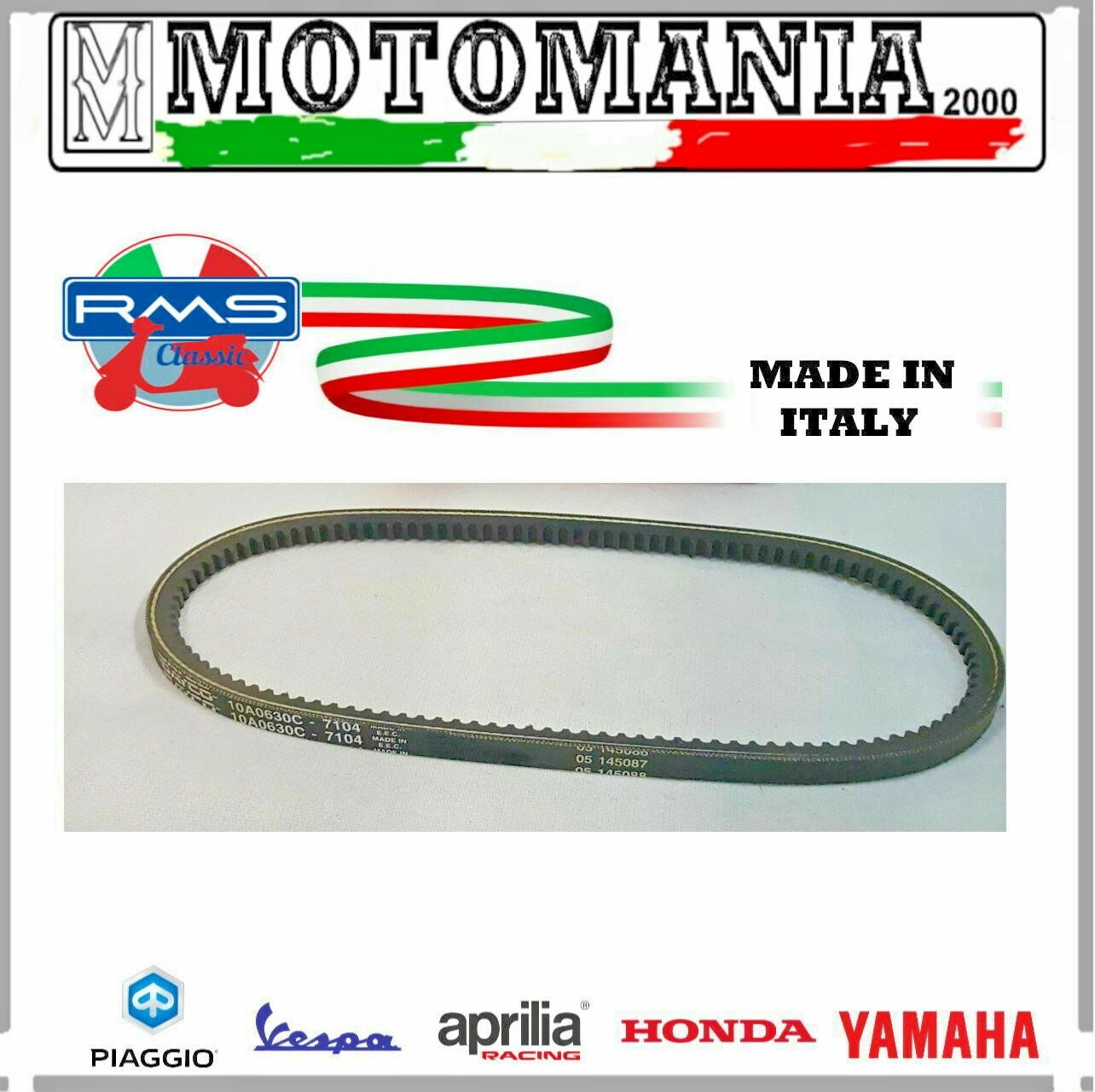 CINGHIA DINAMO  PIAGGIO APE POKER DIESEL - BENZINA RMS 163730010