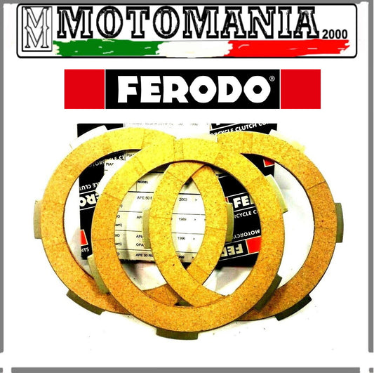 FCD0507 CLUTCH DISCS FERODO PIAGGIO APE 50 FL3 50 YEAR 1996 TO 1999