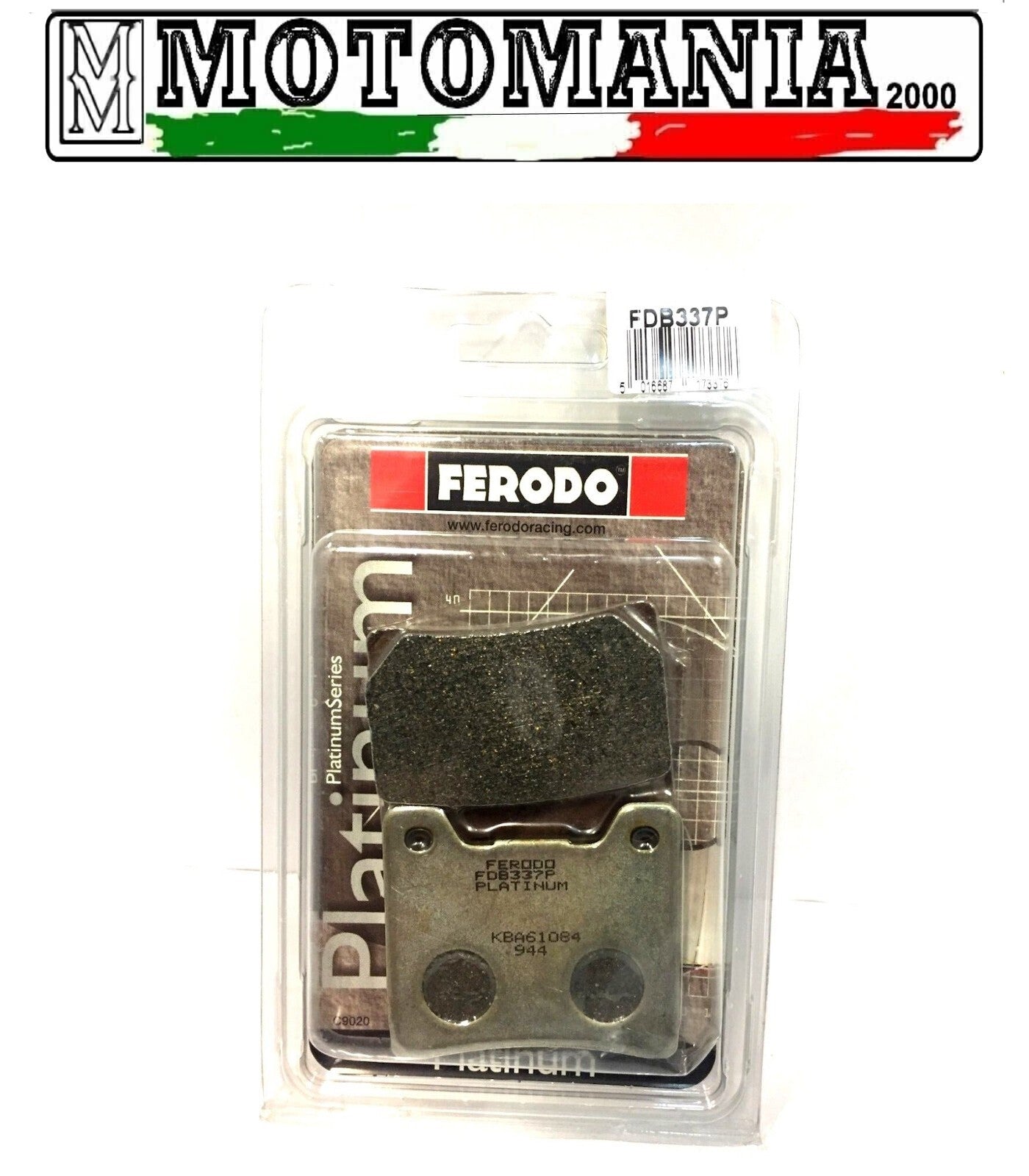 FDB337P CP REAR BRAKE PADS YAMAHA VARIOUS MODELS - SEE APPLICATION *